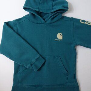 Carhartt Green Kids' Hoodie, Size Small (8-10)